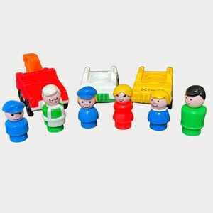 Vintage Fisher Price Little People Lot